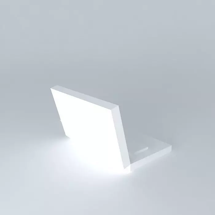 Laptop graphics Free 3D model