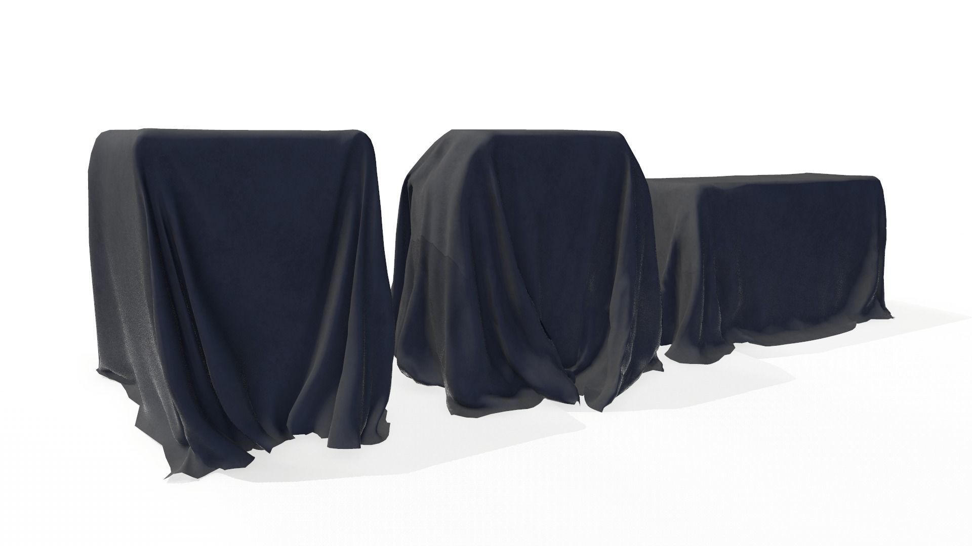 Fabric Covers Pack - Game props Low-poly 3D model_3