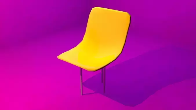 MODERN CHAIR LOW POLY