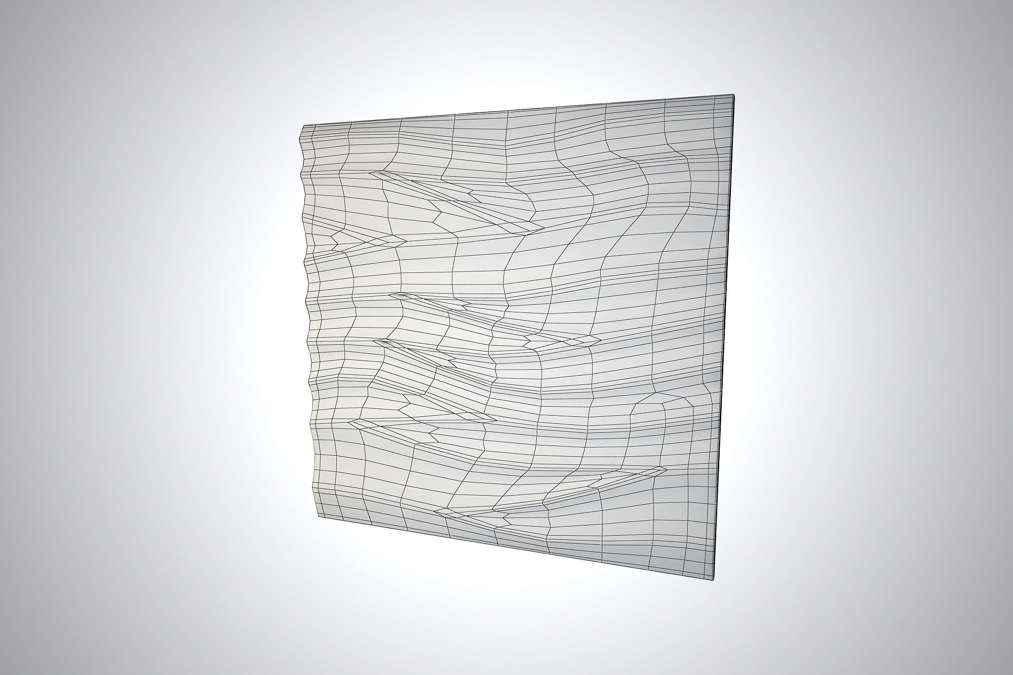 03 SILK PATTERN 3D WALL Low-poly 3D model_8