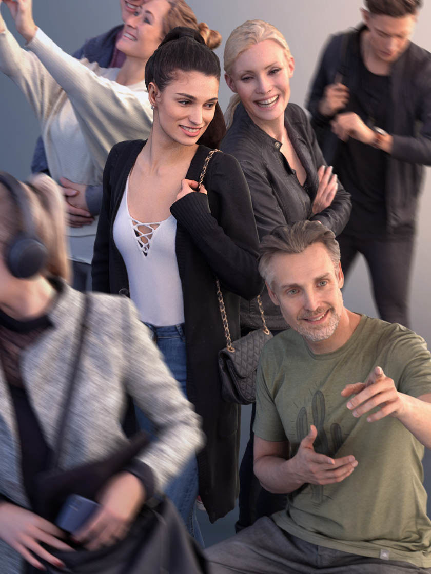 1003 Casual Bundle 02 3D Model Collection_2