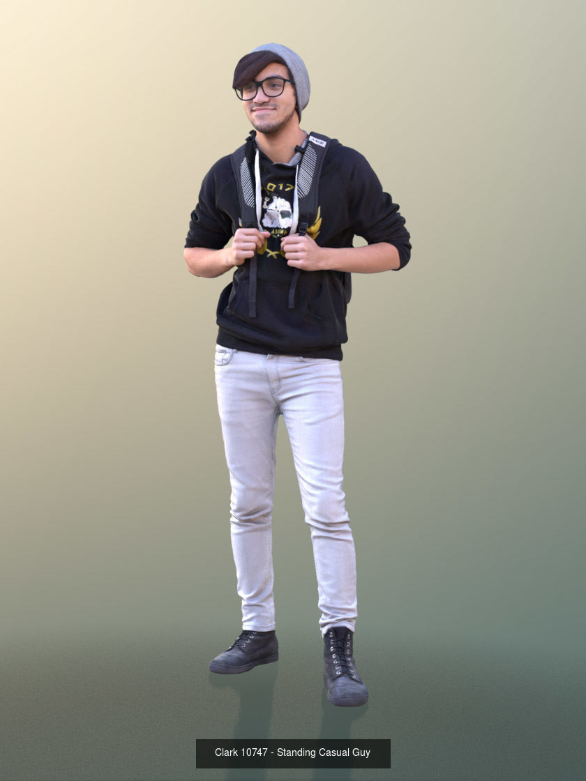 1003 Casual Bundle 02 3D Model Collection_11