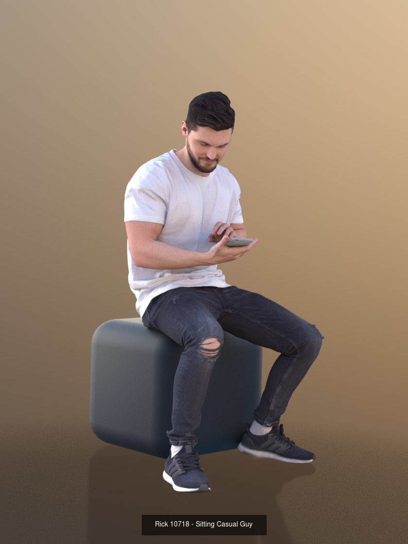 1003 Casual Bundle 02 3D Model Collection_13