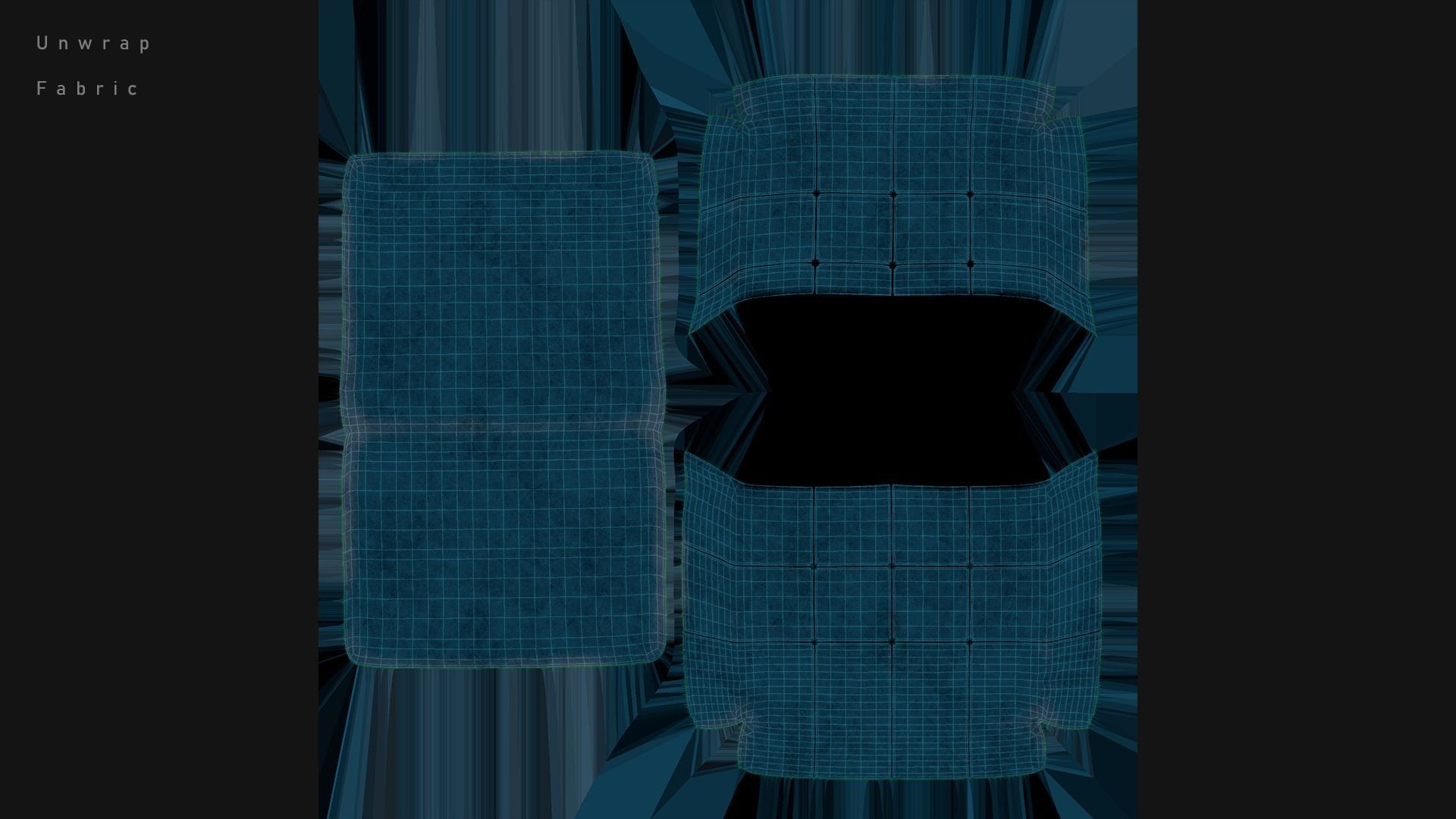 Goldfinger Lounge Chair PBR  Low-poly 3D model_14