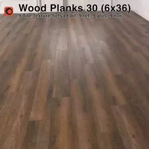 Wood Floor Planks Pack 30