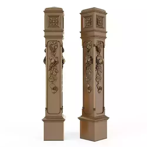 stair column for cnc  3D model