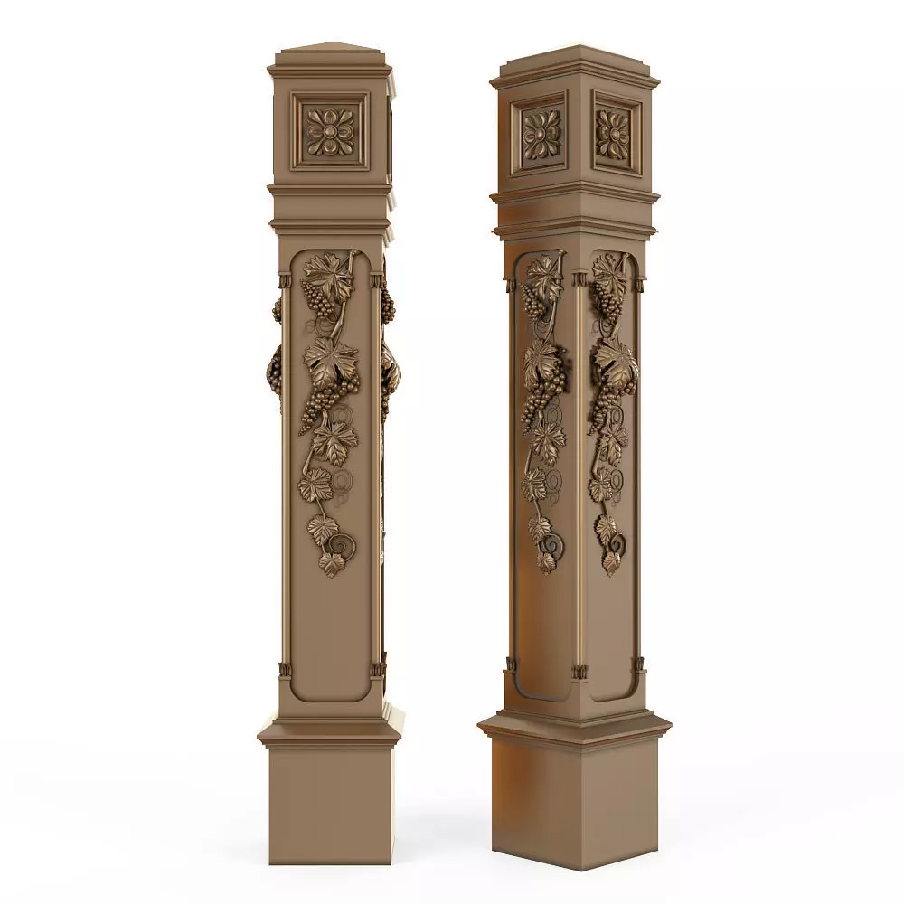 stair column for cnc  3D model_0