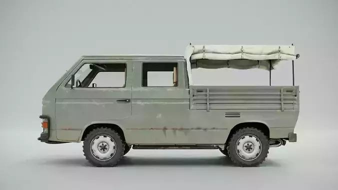 PBR 3D Model - Volkswagen T3 3D model