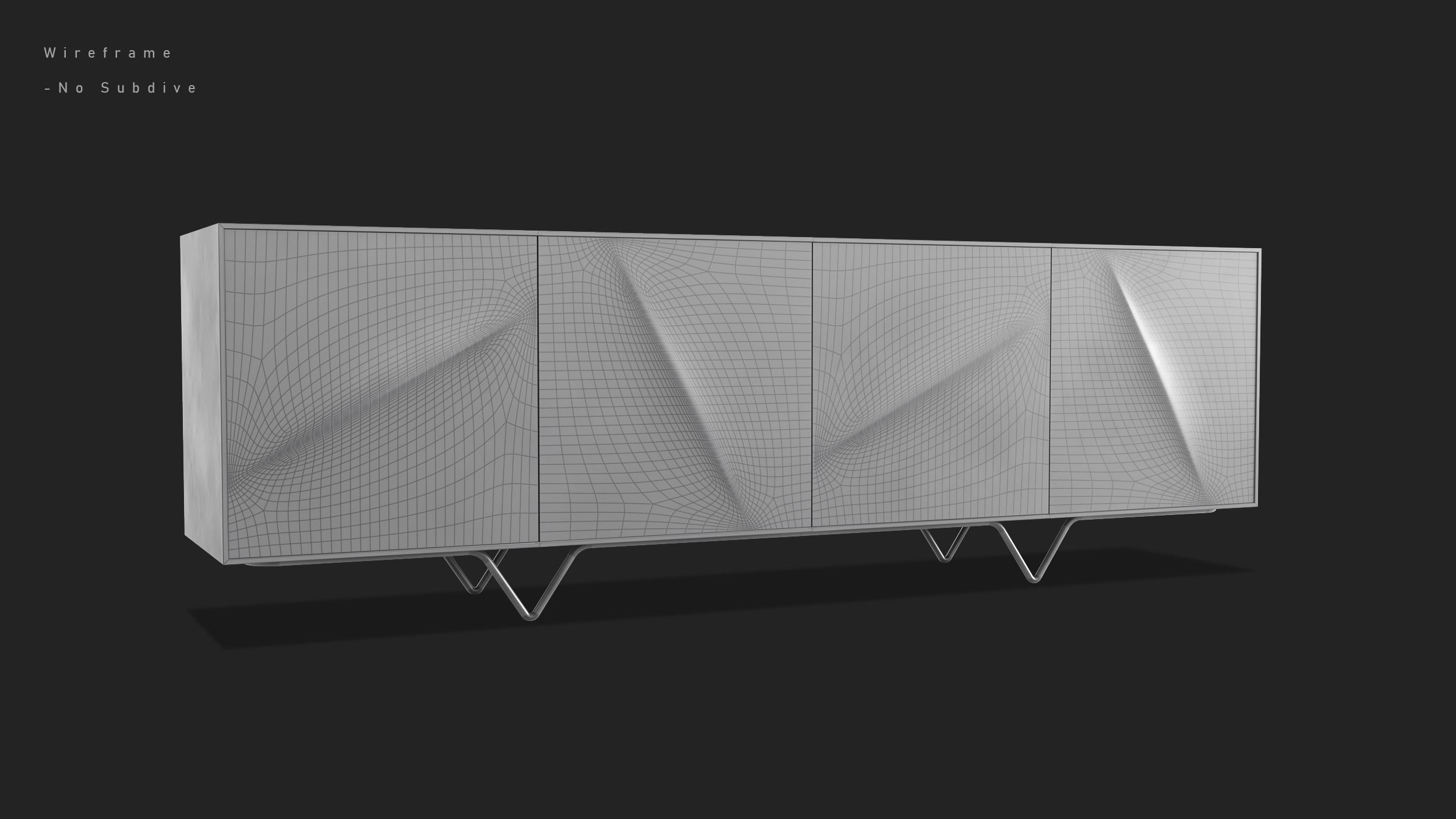 Mobenia Sydeny Sideboard PBR  Low-poly 3D model_13