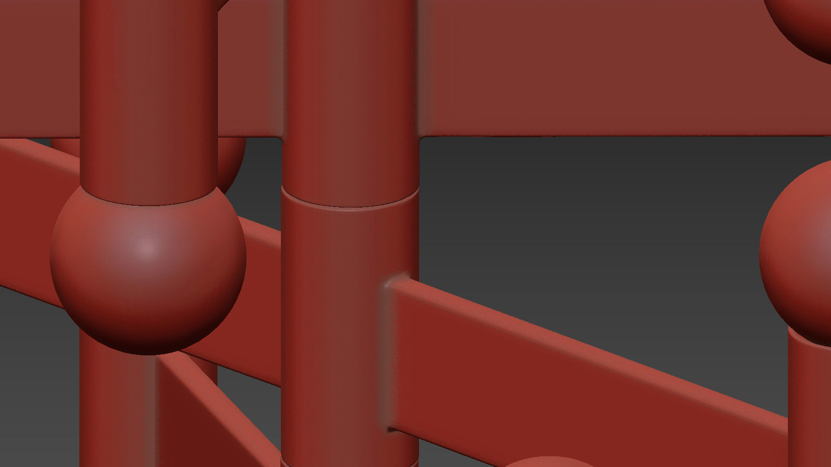 CB2 MUNROE BRASS PENDANT LIGHT 3D model_5