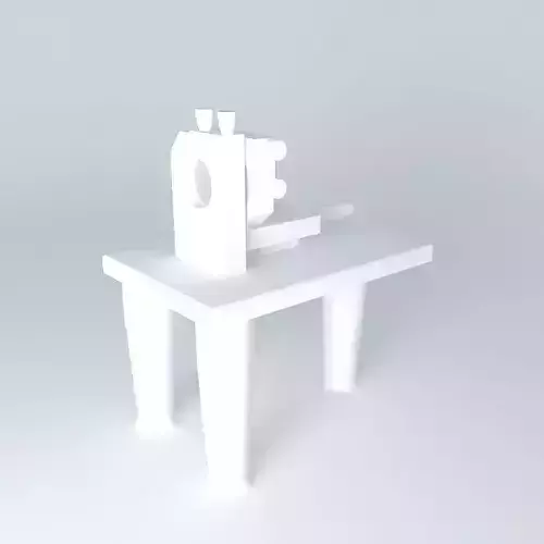 Fabry-Perot table with machine Free 3D model