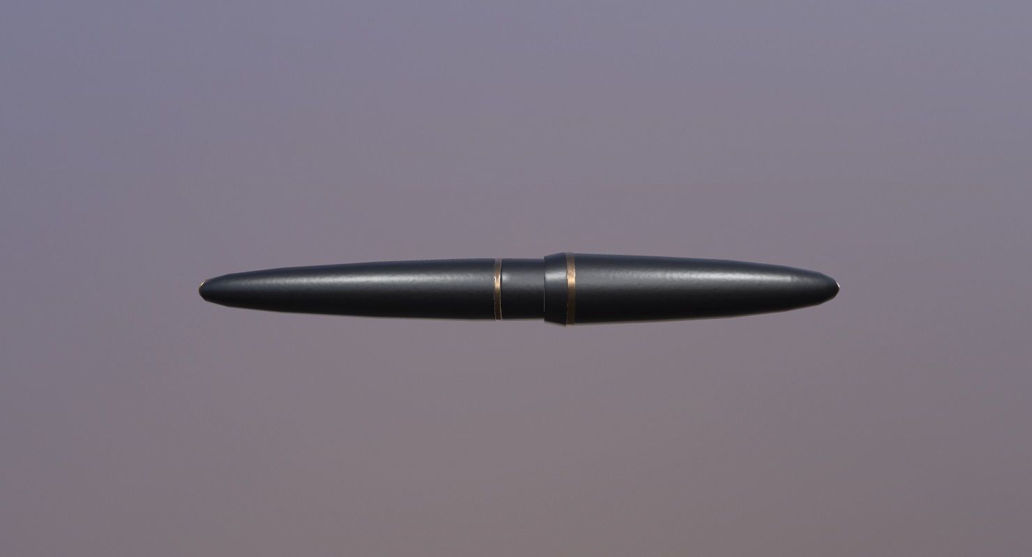 Pen Game Ready Low-poly 3D model_3