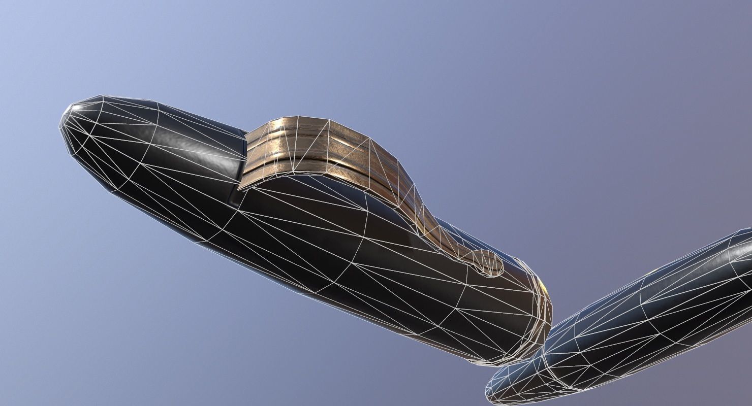 Pen Game Ready Low-poly 3D model_13