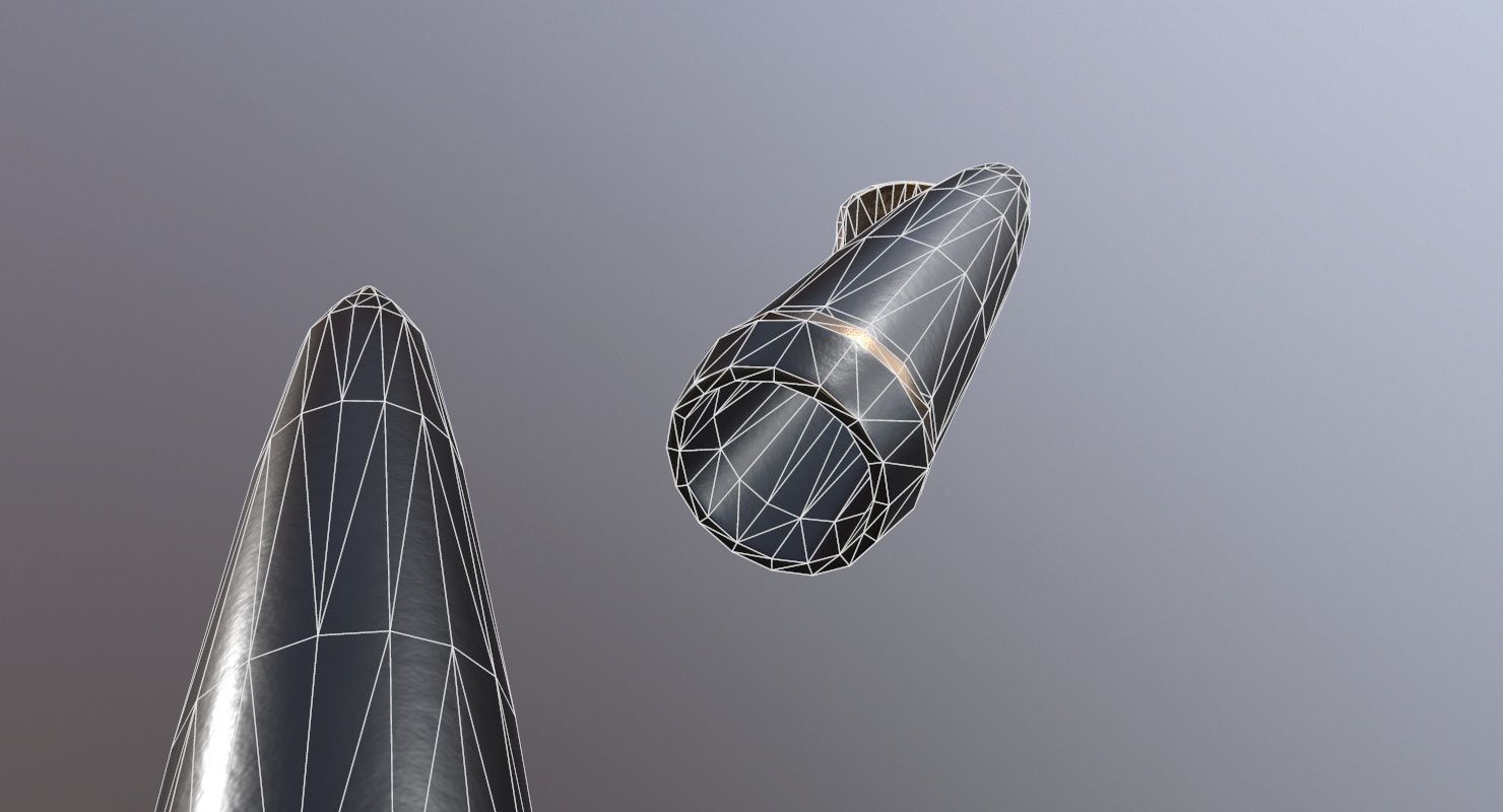 Pen Game Ready Low-poly 3D model_12