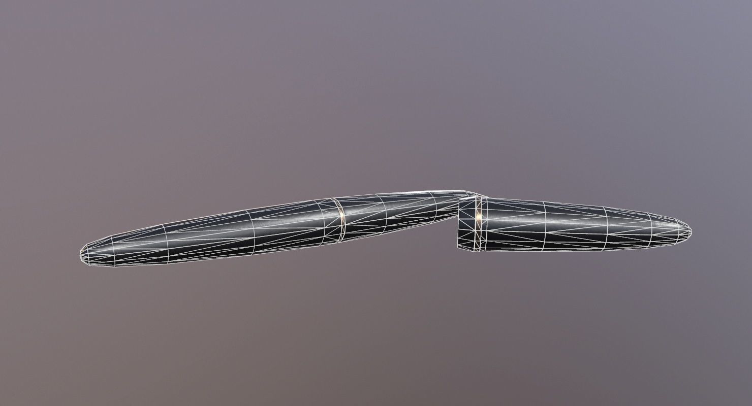 Pen Game Ready Low-poly 3D model_11