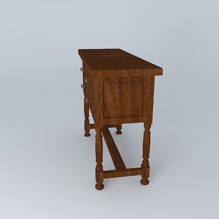 Console 19e Free 3D model_2