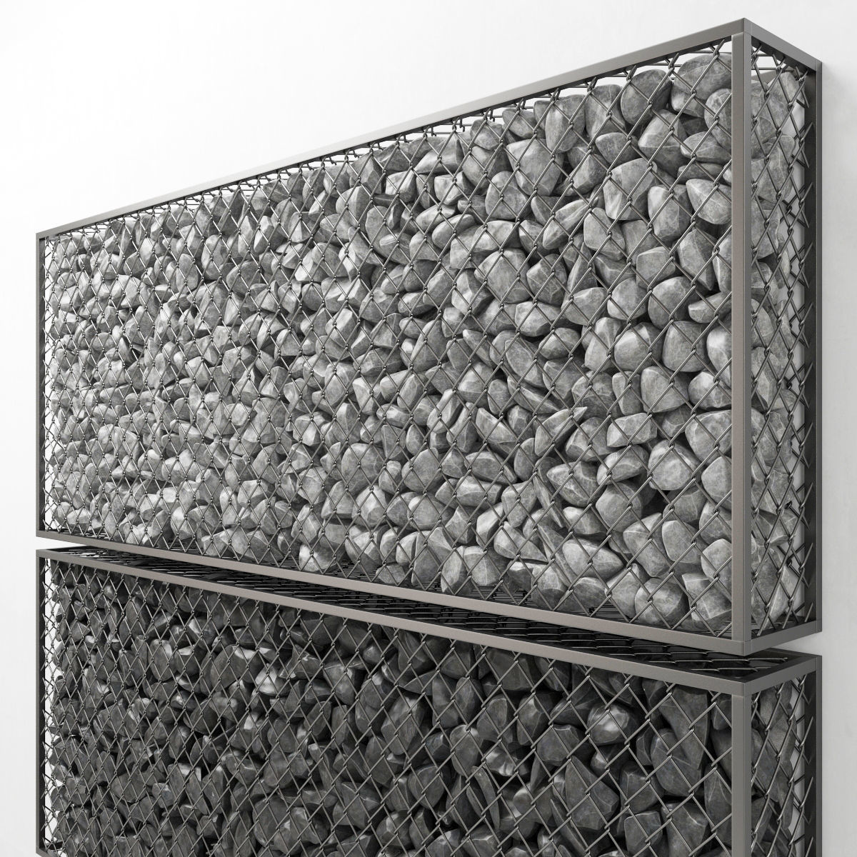 Gabion rock stone 3D model_6