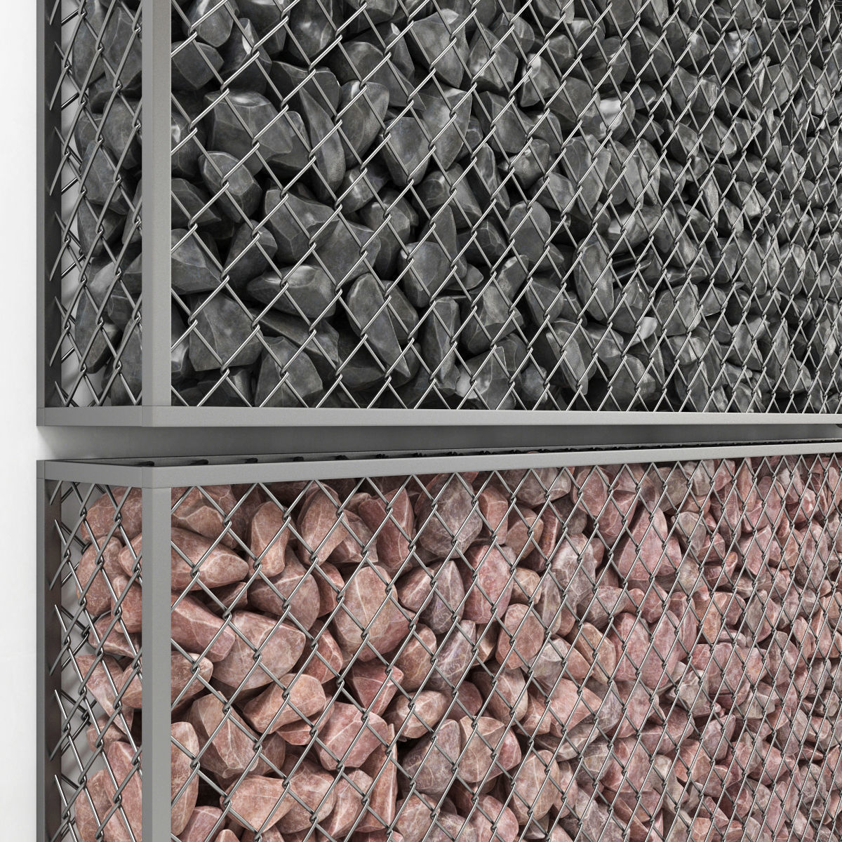 Gabion rock stone 3D model_5