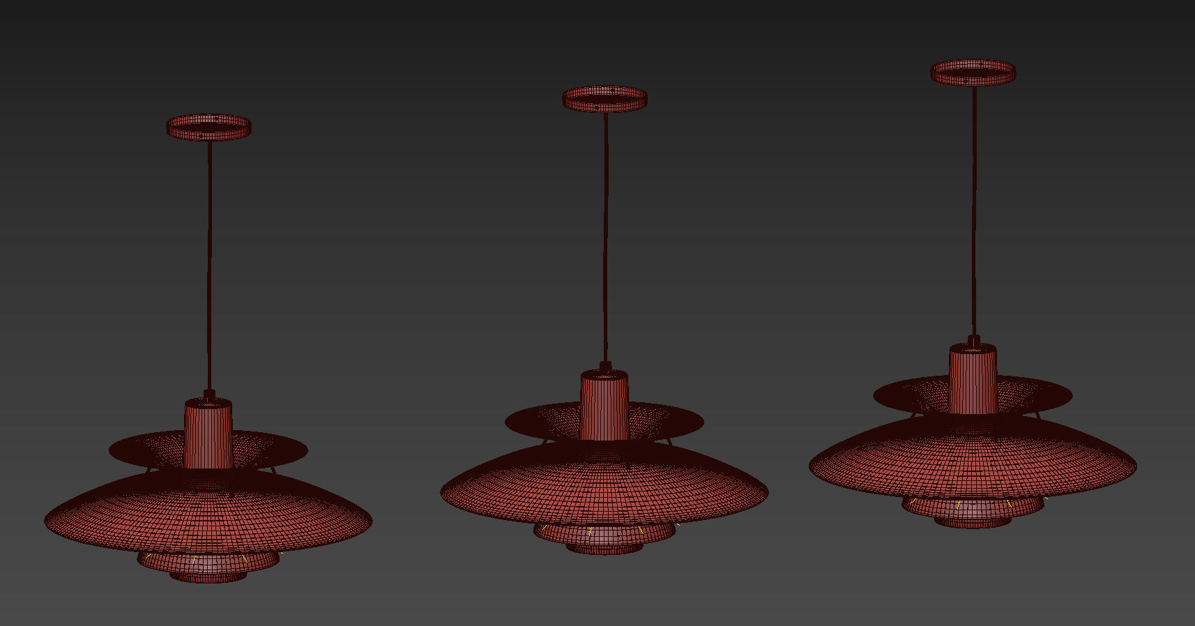 PH 5 Pendant Lights - 3 Colors 3D model_6