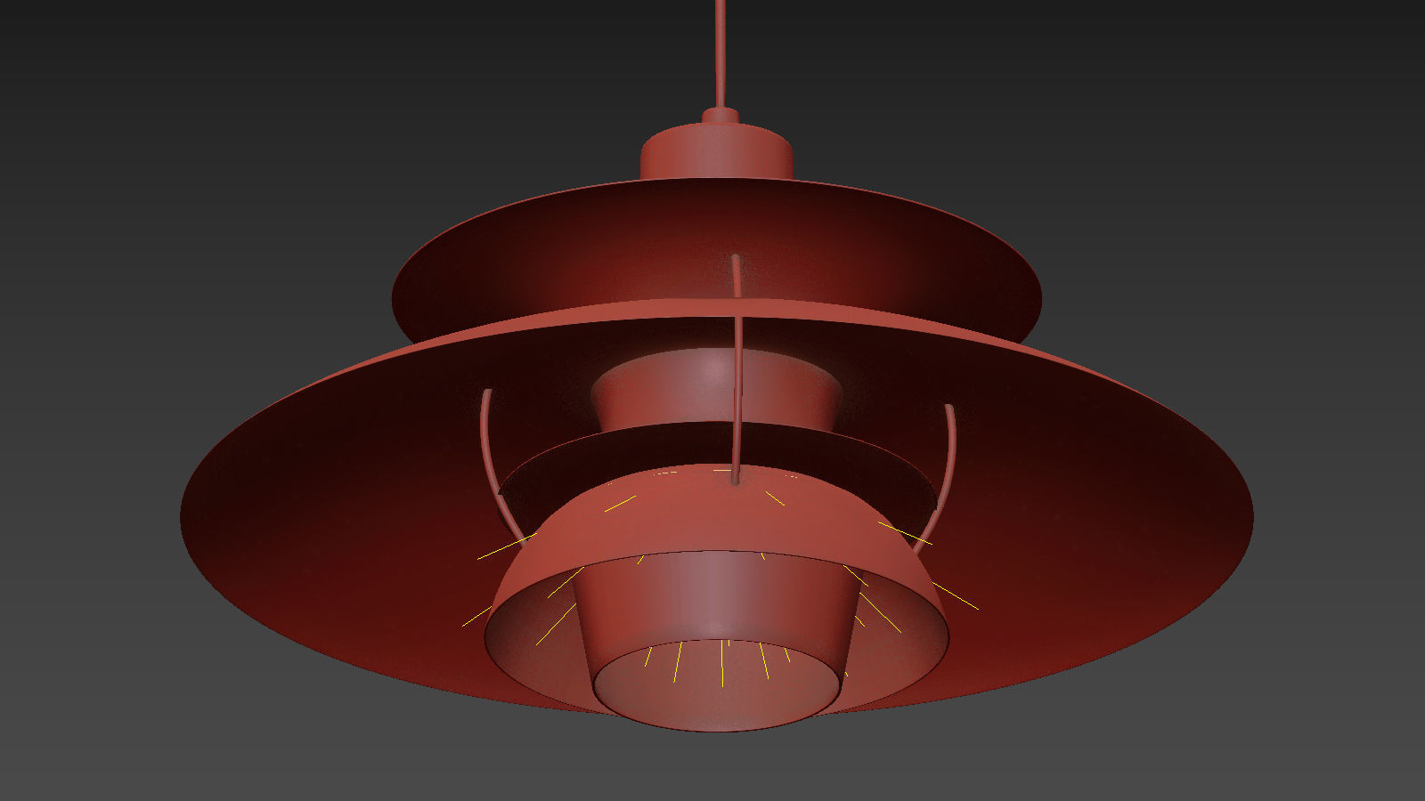 PH 5 Pendant Lights - 3 Colors 3D model_4