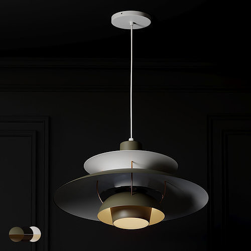 PH 5 Pendant Lights - 3 Colors 3D model