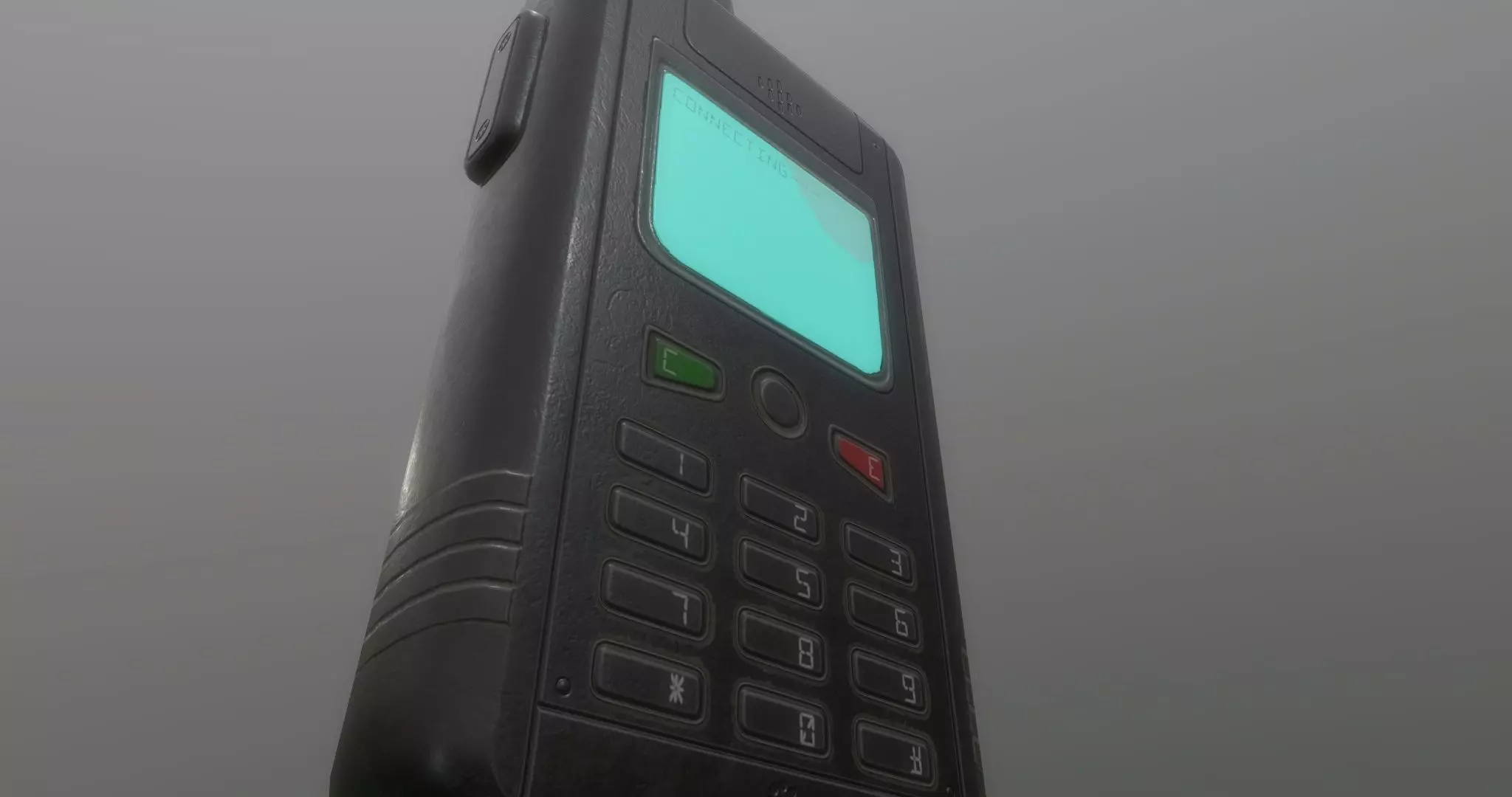 Satellite Phone Low-poly 3D model_0