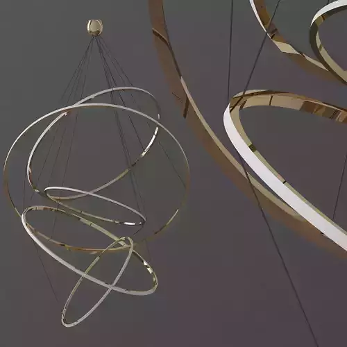 Chandelier circle hanging