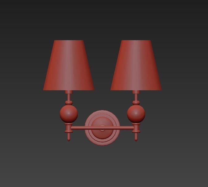 Double Scone 3D model_2