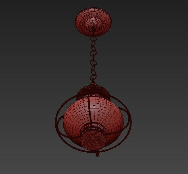 Nautical lantern 3D model_3