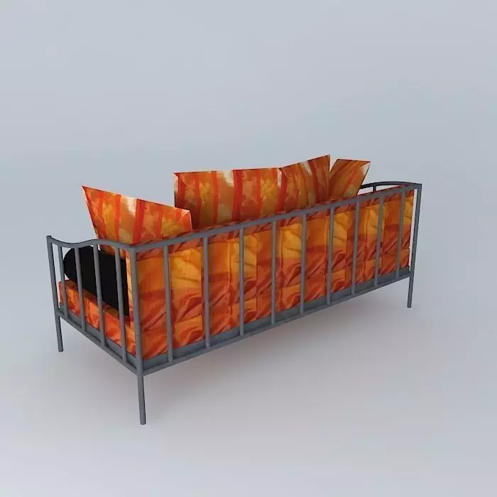 Sofa tubular frame Free 3D model