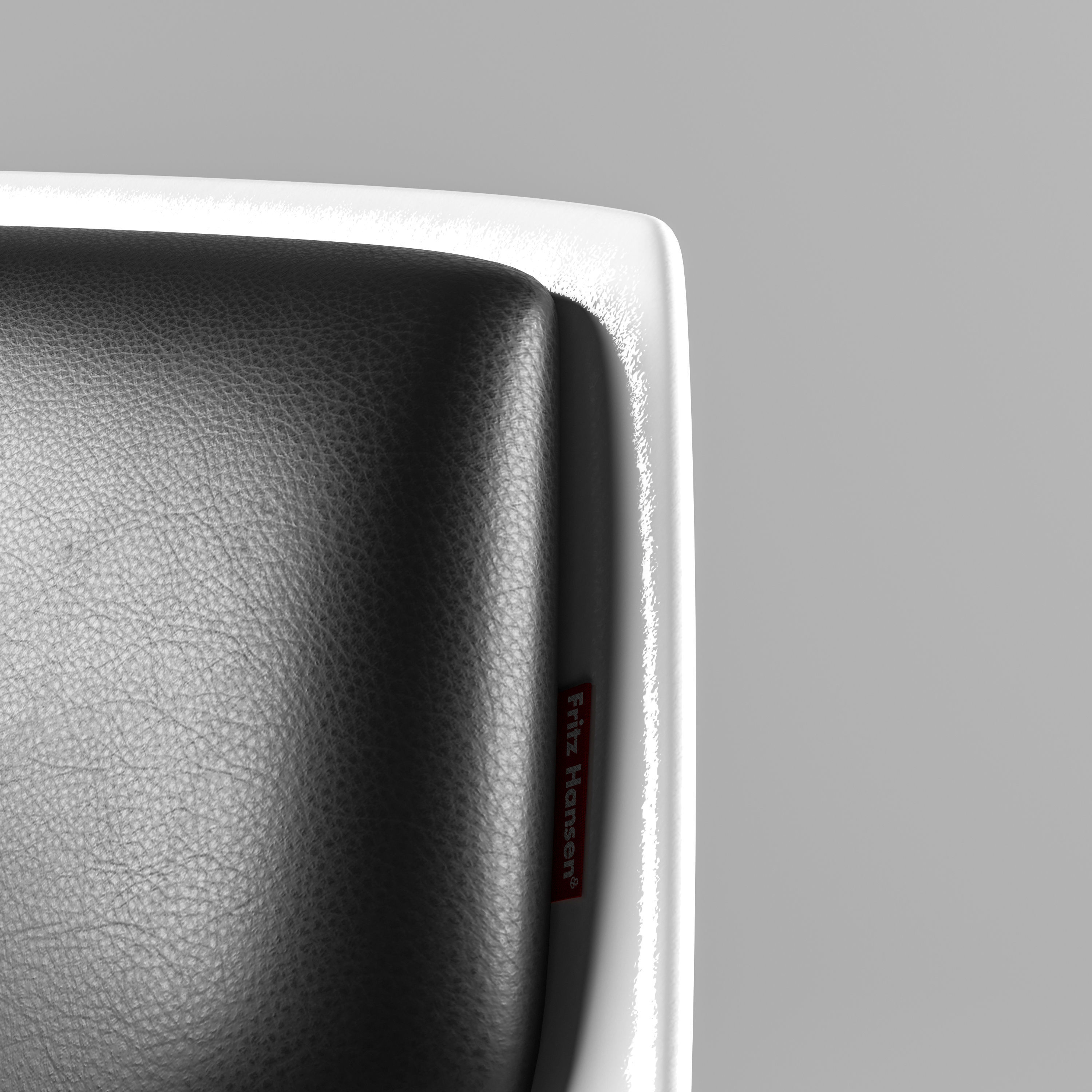 Fritz Hansen Space Chair 3D model_4