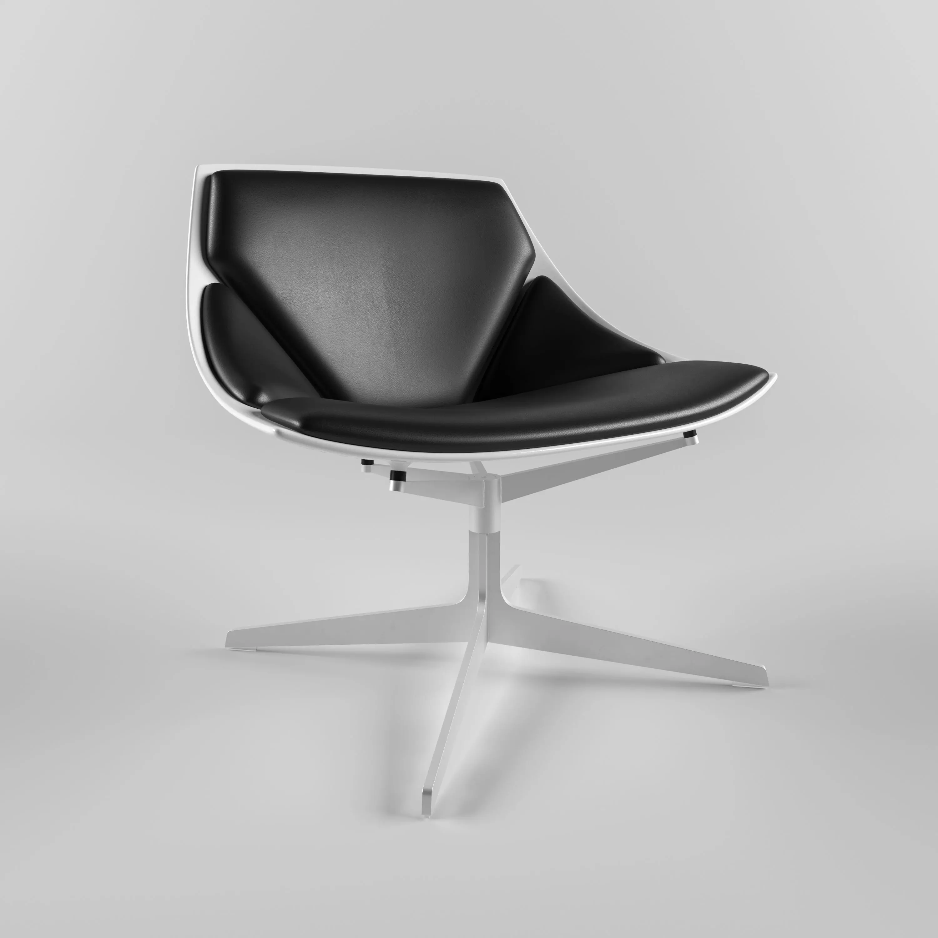 Fritz Hansen Space Chair 3D model_0