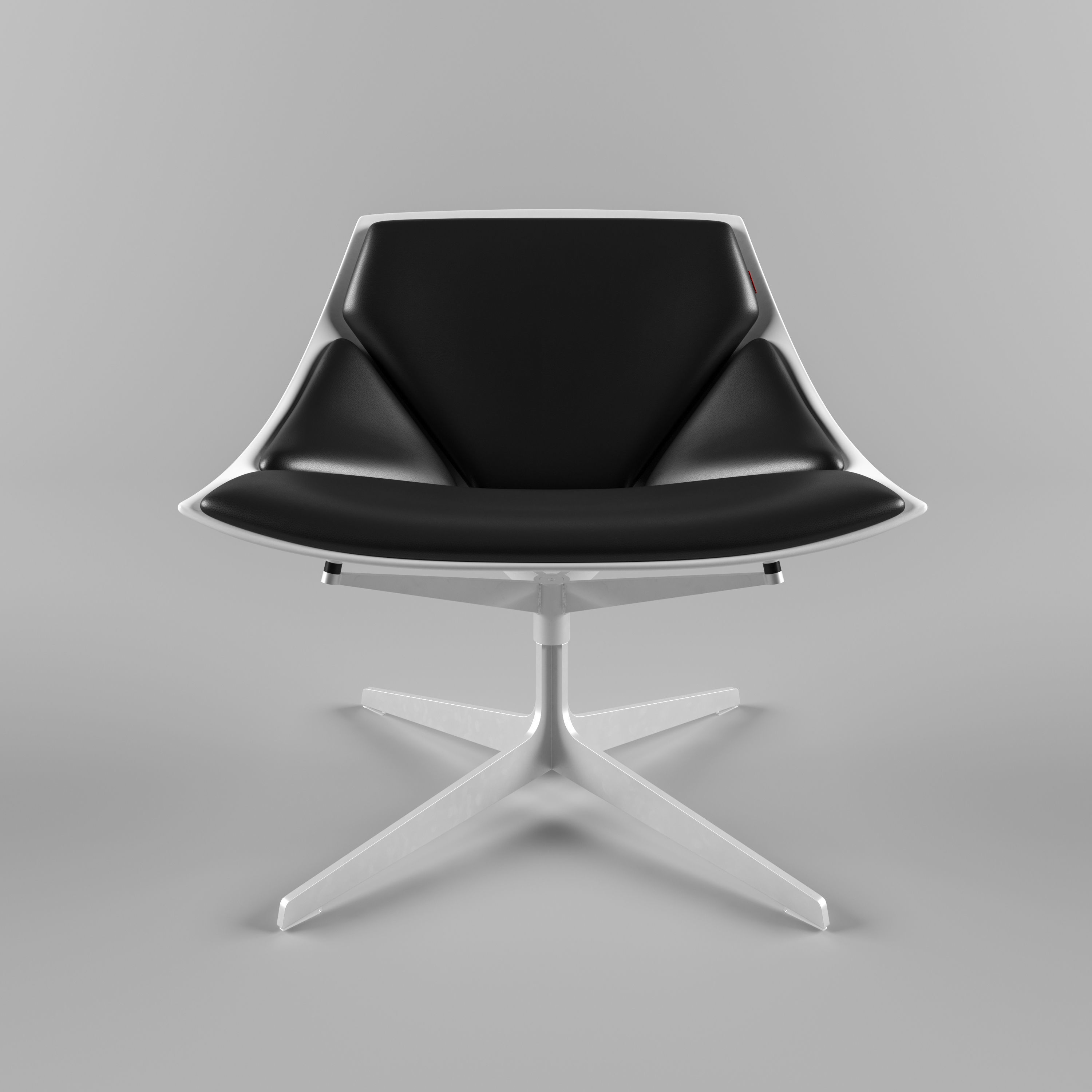 Fritz Hansen Space Chair 3D model_1