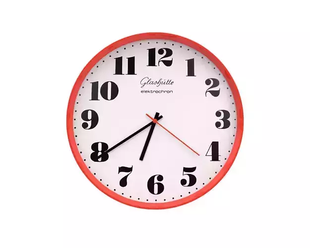 Wall Clock Glashutte Elektrochron 