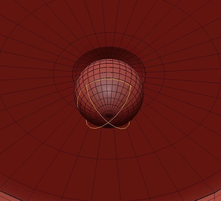 PERFECTA hanging lamp with four lights 3D model_4