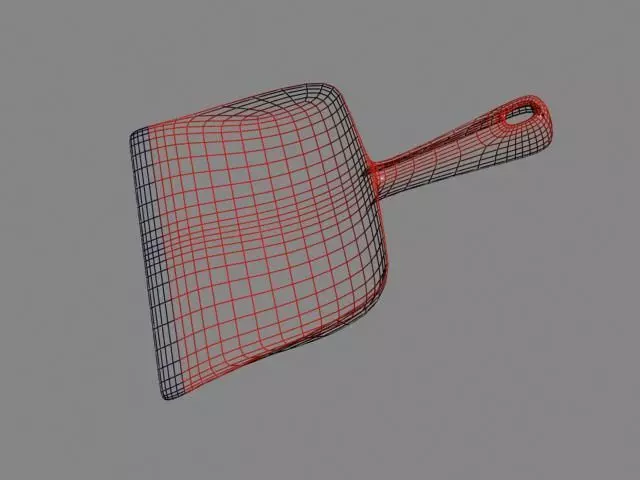 dustpan spatula Low-poly 3D model