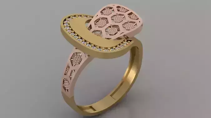 GC GOLD Y105- Diamond Ring