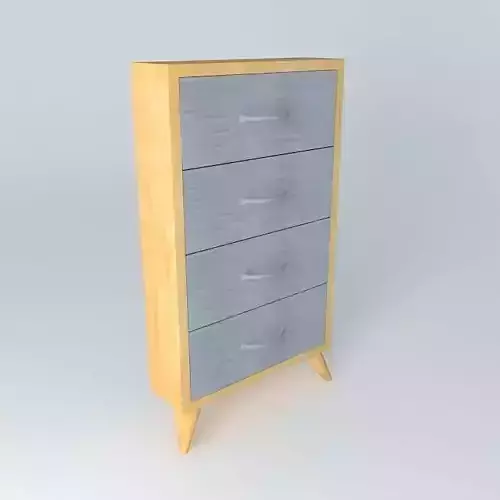 A small closed etagère CD Free 3D model