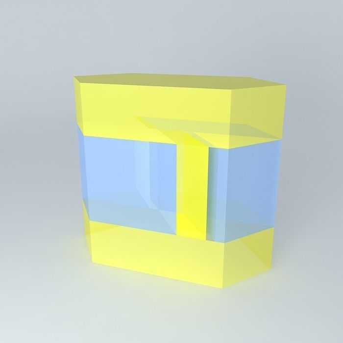 Interféromètre the Mach-Zender compact Free 3D model_1