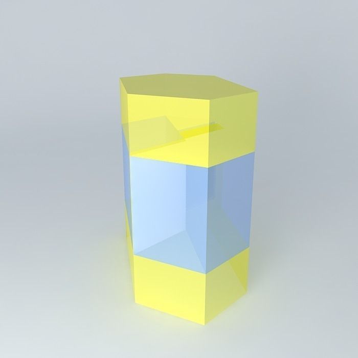 Interféromètre the Mach-Zender compact Free 3D model_2