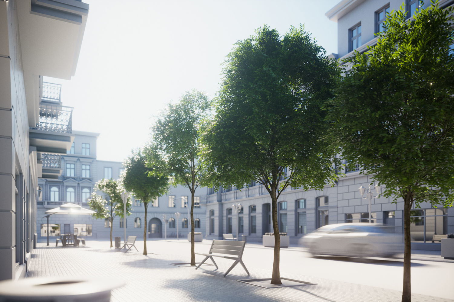 Trees with dense round crowns 3D model_1