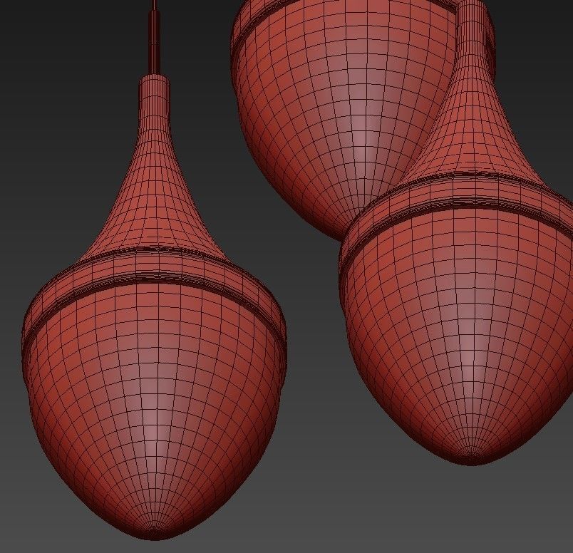 RH LANGUEDOC Round Chandelier Antique Brass 3D model_4