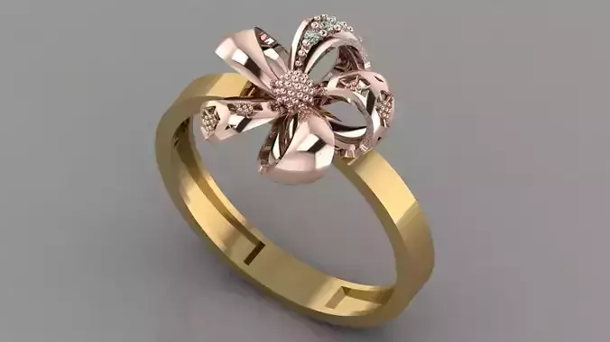 GC GOLD Y110- Diamond Ring