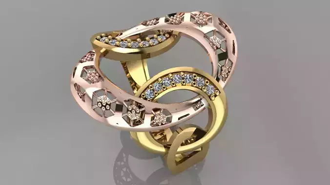 GC GOLD Y1011- Diamond Ring 