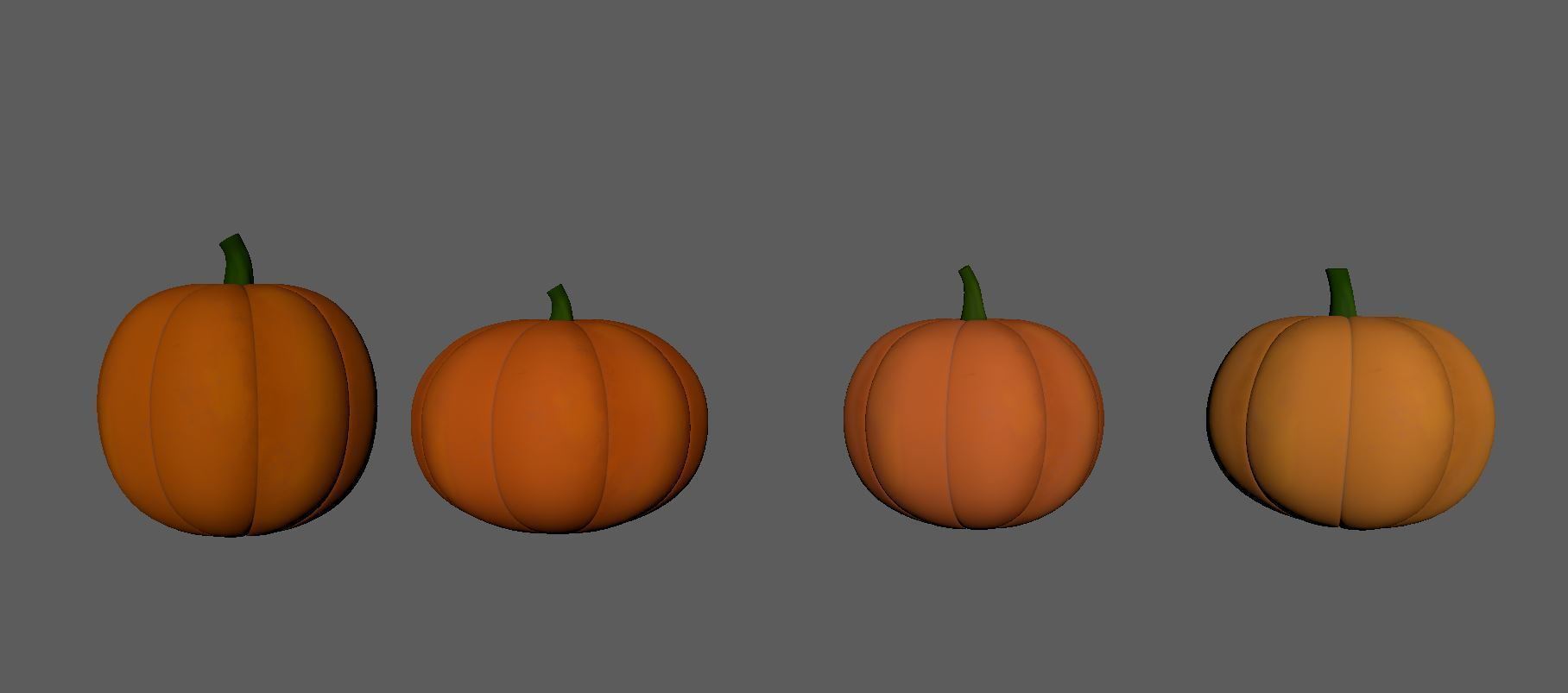 Pumpkin 3D model_4