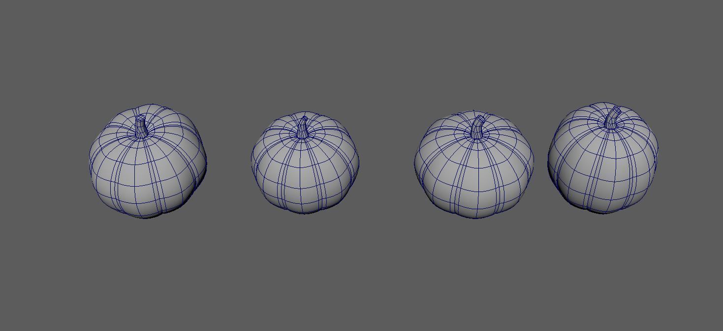 Pumpkin 3D model_3