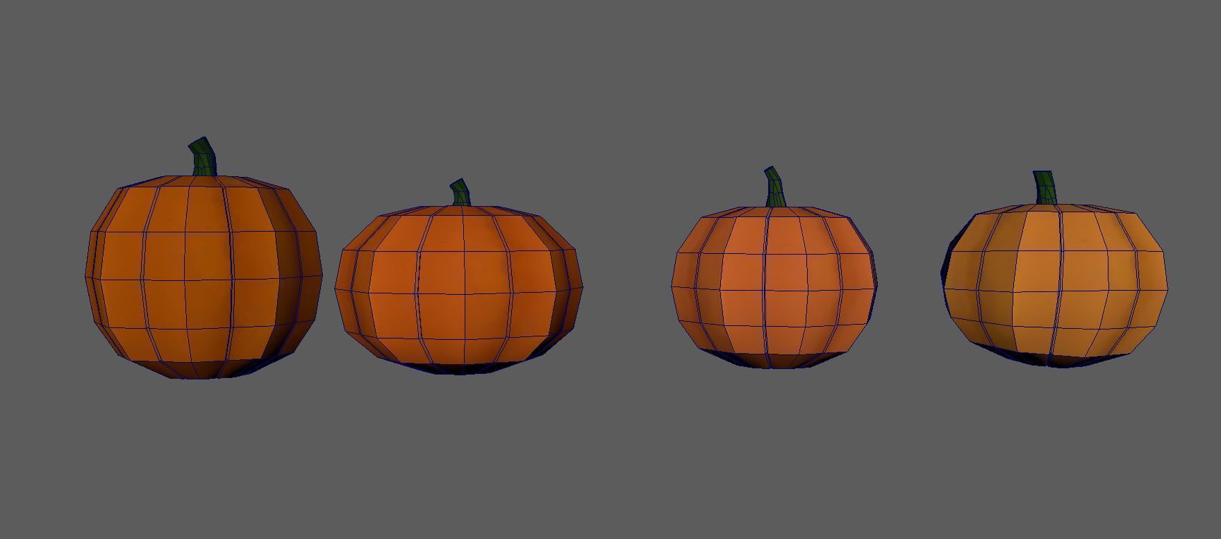 Pumpkin 3D model_6