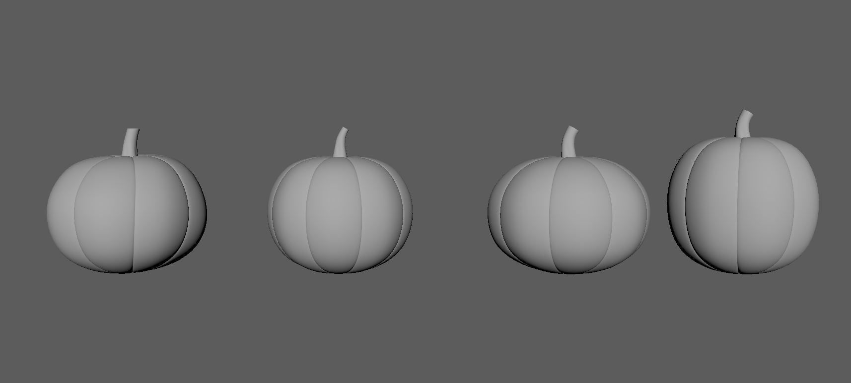 Pumpkin 3D model_2