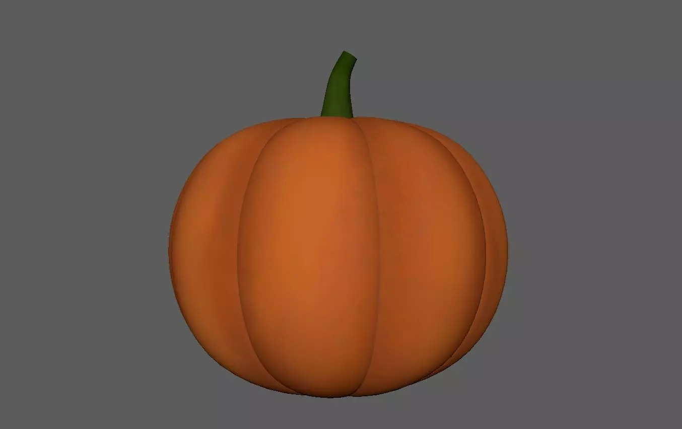 Pumpkin 3D model_0