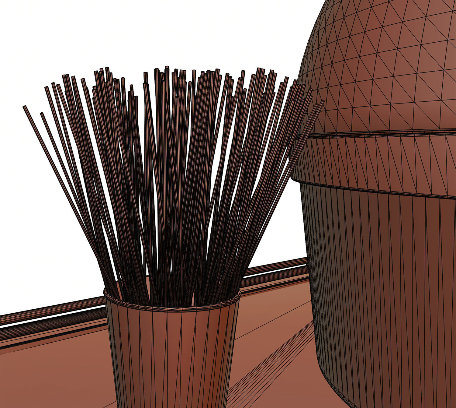 Mobile trolley for making popcorn 3D model_14